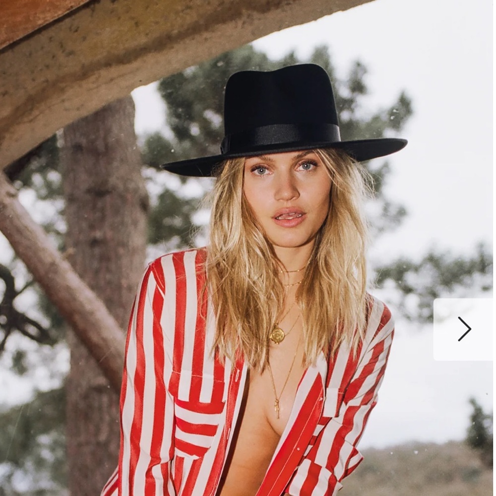 Lack of Color Noir Black Rancher Hat Small